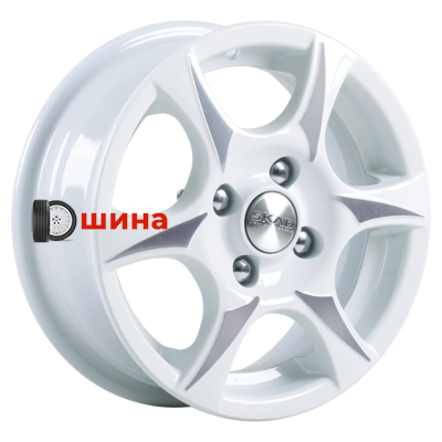 Скад Аэро 5x13/4x98 ET35 D58,6 Алмаз белый