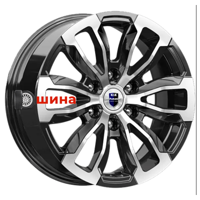 K&K Меконг (КС959) 7,5x18/6x139,7 ET42 D75,1 Алмаз черный