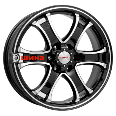 K&K Балеар-оригинал (КС727) 7,5x18/6x139,7 ET25 D106,1 Алмаз черный