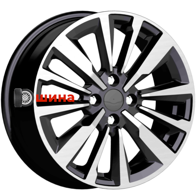 K&K Эрман (КС997) 6,5x16/4x100 ET37 D60,1 Алмаз черный