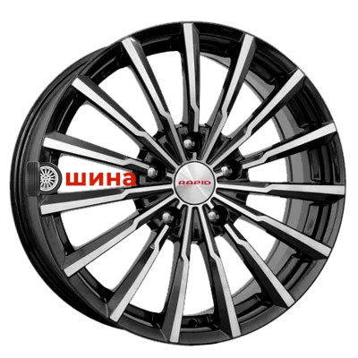 K&K Акцент-оригинал (КС641) 5,5x14/4x100 ET46 D54,1 Алмаз черный