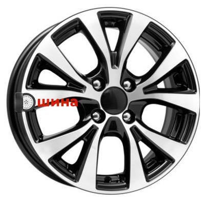 K&K КС685 6x15/4x100 ET48 D54,1 Алмаз черный