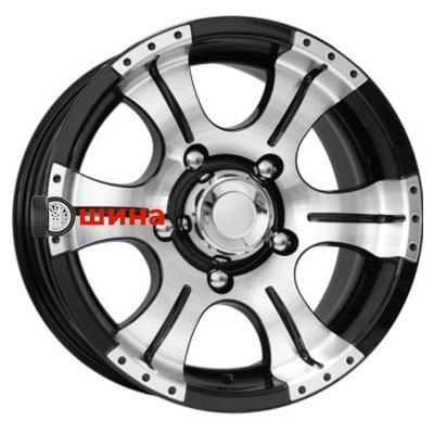 K&K Байконур Джип-рейд (КС465) 8x16/5x139,7 ET-15 D110,1 Алмаз черный