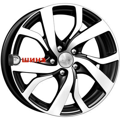 K&K Палермо (КС668) 6x15/5x114,3 ET39 D67,1 Алмаз черный