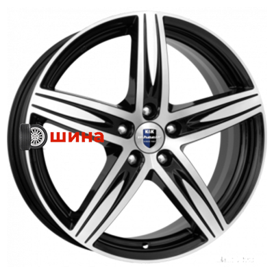 K&K Андорра (КС547) 7x17/5x100 ET48 D56,1 Алмаз черный