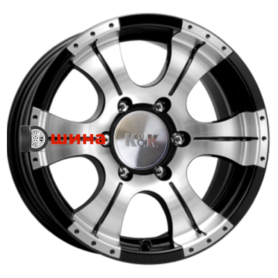 K&K Байконур (КС465) 8x16/6x139,7 ET0 D110,1 Алмаз черный