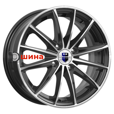 K&K Пойнт Бланк-оригинал (KC884) 6x15/4x100 ET40 D60,1 Алмаз черный
