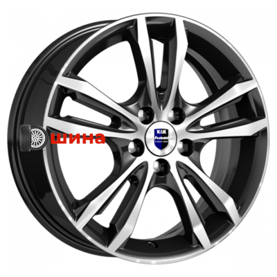 K&K Samara (КС866) 6x16/5x114,3 ET45 D67,1 Алмаз черный