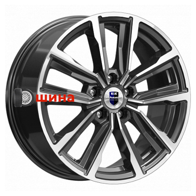 K&K Лацио (КС964) 7,5x17/5x114,3 ET45 D67,1 Алмаз черный