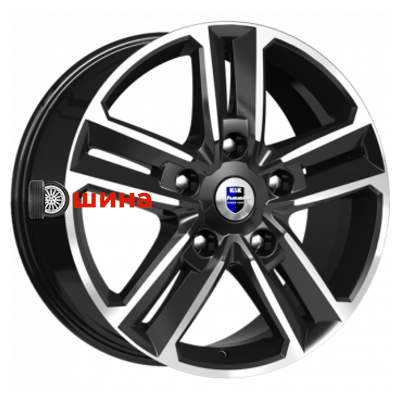 K&K Backfire (КС763) 8x18/5x114,3 ET40 D67,1 Алмаз черный