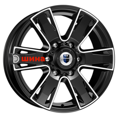 K&K Севенна (КС726) 7x17/6x139,7 ET33 D100,1 Алмаз черный