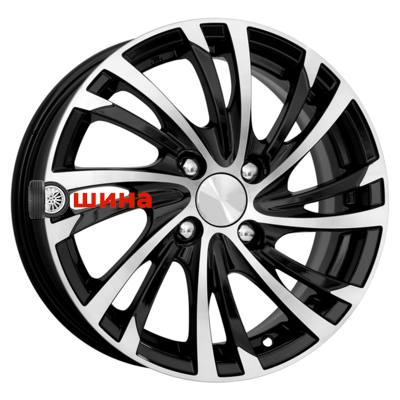 K&K Мейола (КС643) 6x15/4x100 ET37 D60,1 Алмаз черный