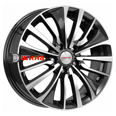 K&K Flanker-оригинал (КС751) 6,5x17/4x100 ET41 D60,1 Алмаз черный