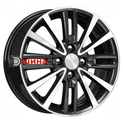 K&K Модена-оригинал (КС747) 6x15/4x100 ET48 D54,1 Алмаз черный (Уценка)