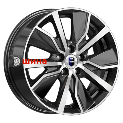 K&K Гамбит (КС961) 6,5x16/5x112 ET43 D57,1 Алмаз черный