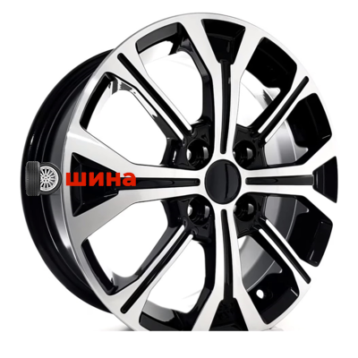 K&K КС945 6x15/4x100 ET46 D54,1 Алмаз черный