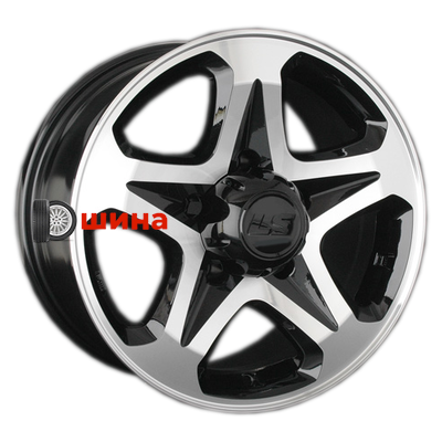 LS 774 7x16/5x139,7 ET5 D108,5 BKF (конус, Колпак+лого)