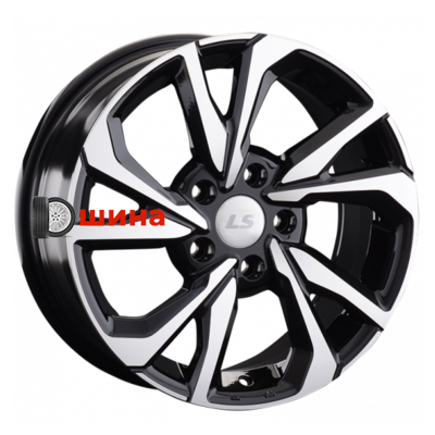 LS 920 8x18/5x114,3 ET40 D73,1 BKF (конус, Колпак+лого)