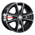 LS 231 7x17/4x100 ET40 D60,1 BKF (Колпак+лого)