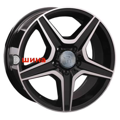 Replay MR75 8x17/5x112 ET48 D66,6 BKF (конус, MB001)