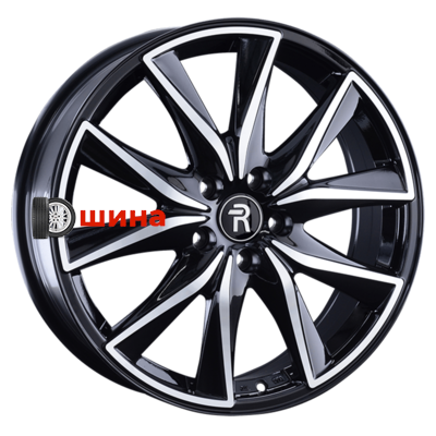 Replay HV16 7x19/5x114,3 ET40 D64,1 BKF (конус, C570)