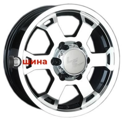 LS 326 7x16/5x139,7 ET35 D98,5 BKF (Колпак+лого)