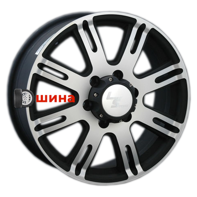 LS 213 8,5x20/6x139,7 ET25 D106,1 BKF (Колпак+лого)