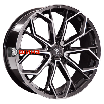 Replay LR92 9,5x22/5x120 ET49 D72,6 BKF (конус, LR002)