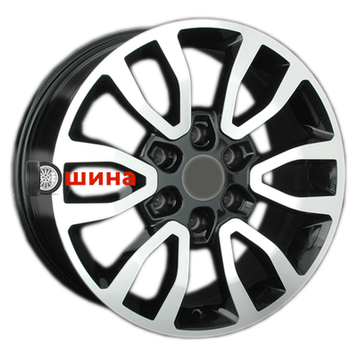 Replay TY175 7,5x18/6x139,7 ET25 D106,1 BKFP (конус, C570)