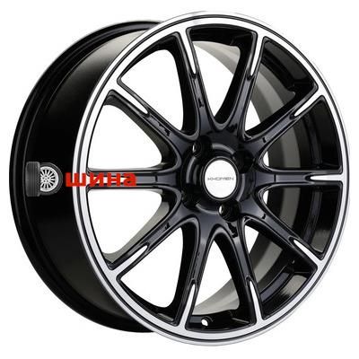 Khomen Wheels KHW1707 (Lada Granta) 6,5x17/4x98 ET38 D58,6 Black-FP