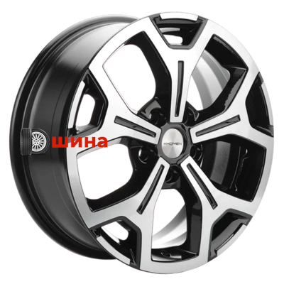 Khomen Wheels KHW1710 (Haval F7/F7x) 6,5x17/5x114,3 ET40 D64,1 Black-FP