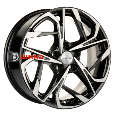 Khomen Wheels KHW1716 (Chery Tiggo 3/3 Pro) 7x17/5x108 ET45 D60,1 Black-FP