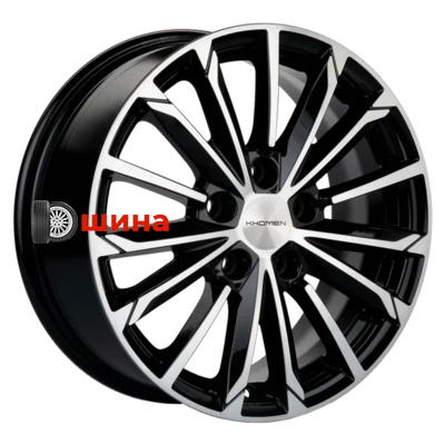 Khomen Wheels KHW1611 (Tiggo 3) 6,5x16/5x108 ET45 D60,1 Black-FP