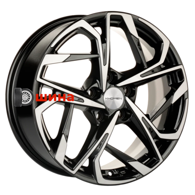 Khomen Wheels KHW1716 (CX-5/Seltos/Optima) 7x17/5x114,3 ET50 D67,1 Black-FP