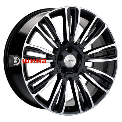Khomen Wheels KHW2004 (Velar) 8,5x20/5x108 ET45 D63,4 Black-FP
