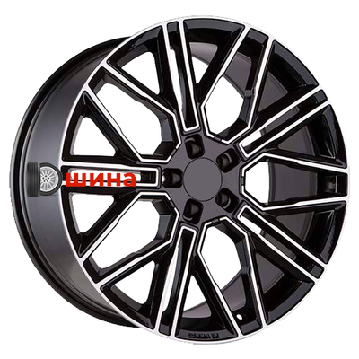 Khomen Wheels KHW2101 (Cayenne) 10,5x21/5x130 ET49 D71,6 Black-FP