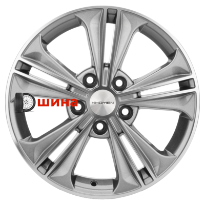 Khomen Wheels KHW1603 (Corolla) 6x16/5x114,3 ET45 D60,1 Black-FP