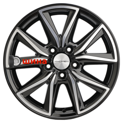 Khomen Wheels KHW1706 (Ceed) 7x17/5x114,3 ET53 D67,1 Black-FP