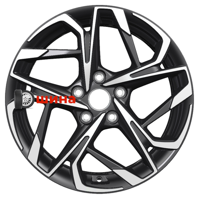Khomen Wheels KHW1716 (Kuga/Focus) 7x17/5x108 ET50 D63,3 Black-FP