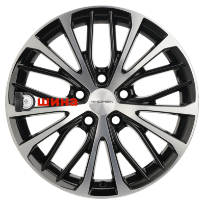Khomen Wheels KHW1705 (CX-5) 7x17/5x114,3 ET50 D67,1 Black-FP