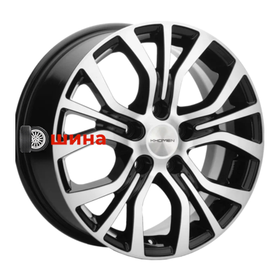 Khomen Wheels KHW1608 (Multivan) 6,5x16/5x120 ET51 D65,1 Black-FP