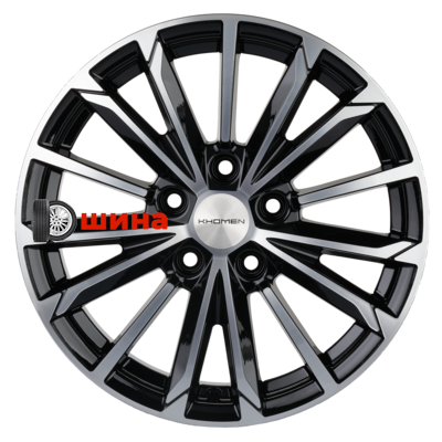 Khomen Wheels KHW1611 (Qashqai) 6,5x16/5x114,3 ET40 D66,1 Black-FP