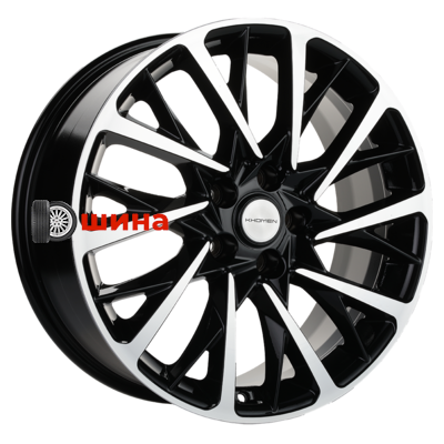 Khomen Wheels KHW1804 (Chery Tiggo) 7,5x18/5x108 ET40 D60,1 Black-FP