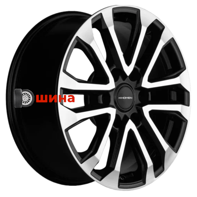 Khomen Wheels KHW1805 (LC Prado) 7,5x18/6x139,7 ET25 D106,1 Black-FP