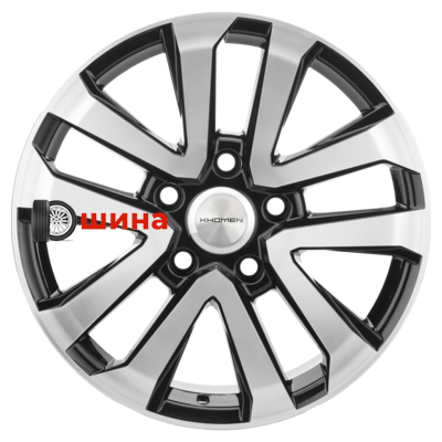 Khomen Wheels KHW1203 (LX570/LC100/LC200) 8,5x20/5x150 ET58 D110,1 Black-FP