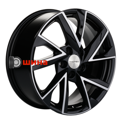 Khomen Wheels KHW1714 (Chery tigo 7pro) 7x17/5x108 ET40 D60,1 Black-FP