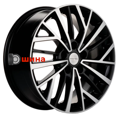 Khomen Wheels KHW1717 (CS75) 7x17/5x114,3 ET45 D60,1 Black-FP