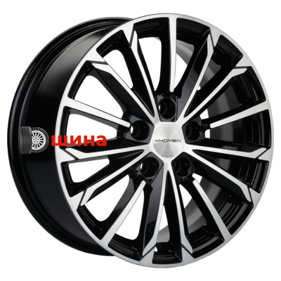 Khomen Wheels KHW1611 (Passat) 6,5x16/5x112 ET41 D57,1 Black-FP