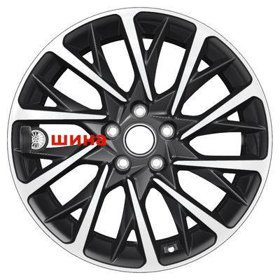 Khomen Wheels KHW1804 (Kuga) 7,5x18/5x108 ET52,5 D63,3 Black-FP