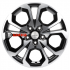 Khomen Wheels KHW1711 (Arkana/Kaptur) 6,5x17/5x114,3 ET50 D66,1 Black-FP